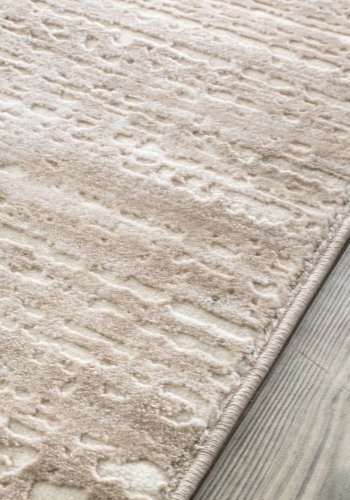 TEPPI Moda gulvtppe m. mnster, rektangulr - multifarvet polypropylen (120x170)