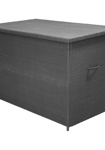 VENTURE DESIGN rektangulr Amazon udendrs hyndeboks - sort rattan og stl