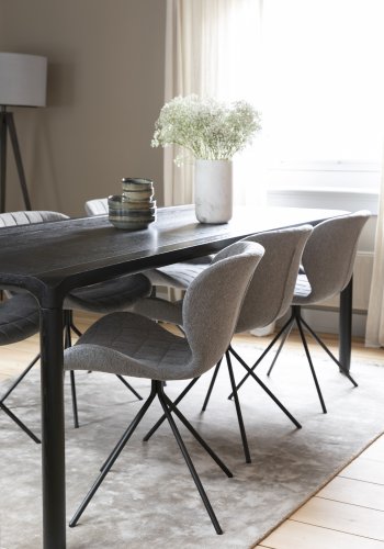 ZUIVER Fajen vase, rund - hvid marmor