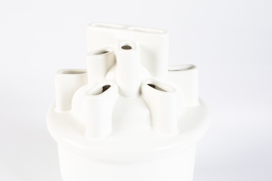 ZUIVER Bassin vase S - hvid keramik