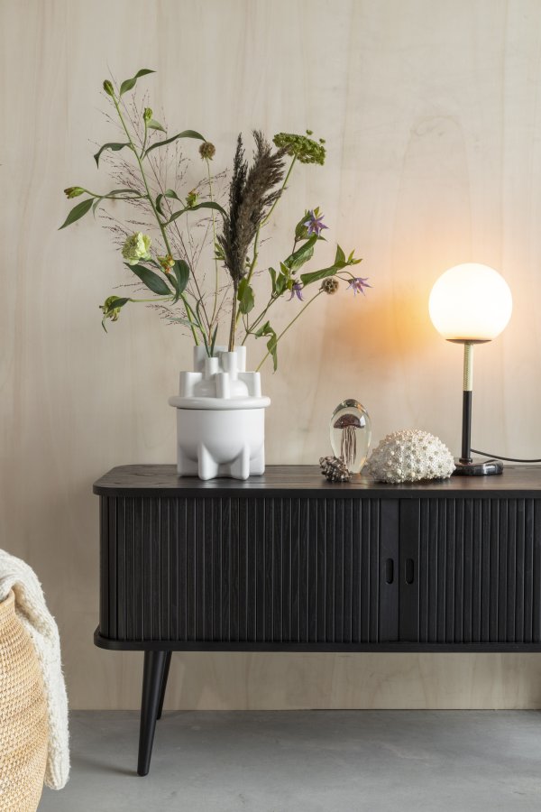 ZUIVER Bassin vase S - hvid keramik