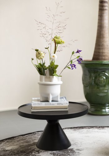 ZUIVER Bassin vase S - hvid keramik