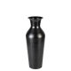 WHITE LABEL LIVING Dunja M vase, rund - antik sort stl (H:49)