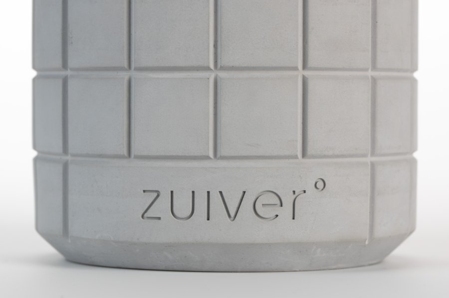 ZUIVER Fajen vase, rund - gr beton