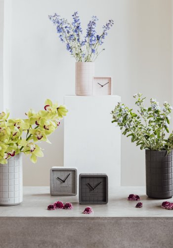 ZUIVER Fajen vase, rund - gr beton