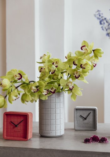 ZUIVER Fajen vase, rund - gr beton