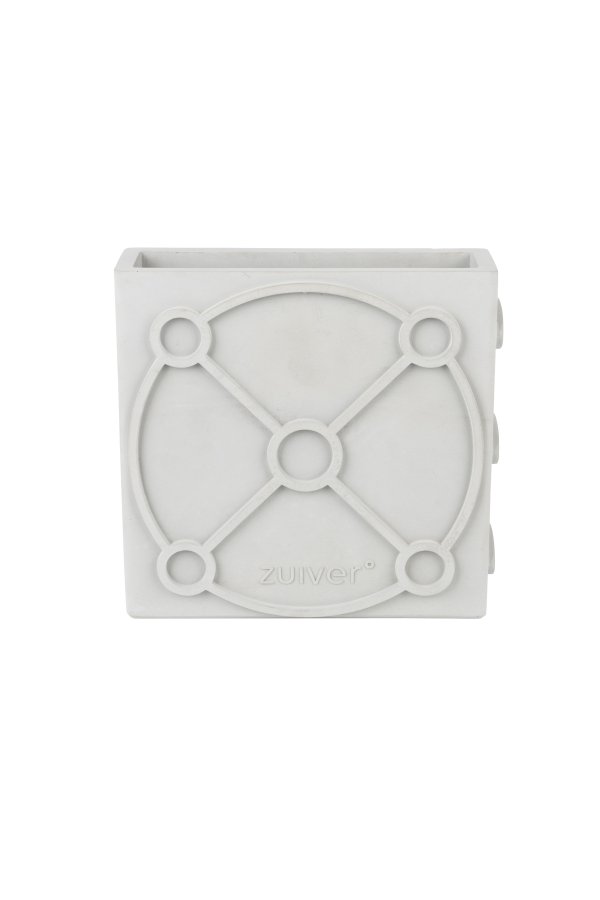 ZUIVER Graphic vase, rektangulr - gr beton