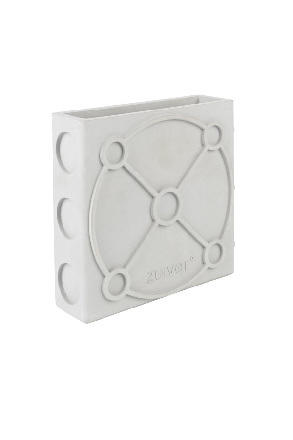 ZUIVER Graphic vase, rektangulr - gr beton