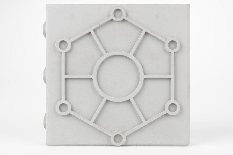 ZUIVER Graphic vase, rektangulr - gr beton