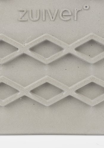 ZUIVER Graphic vase, kvadratisk - gr beton