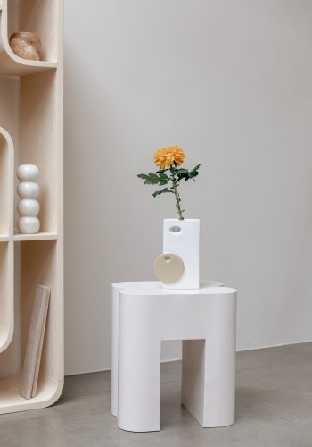 ZUIVER Bloomer vase - beige keramik