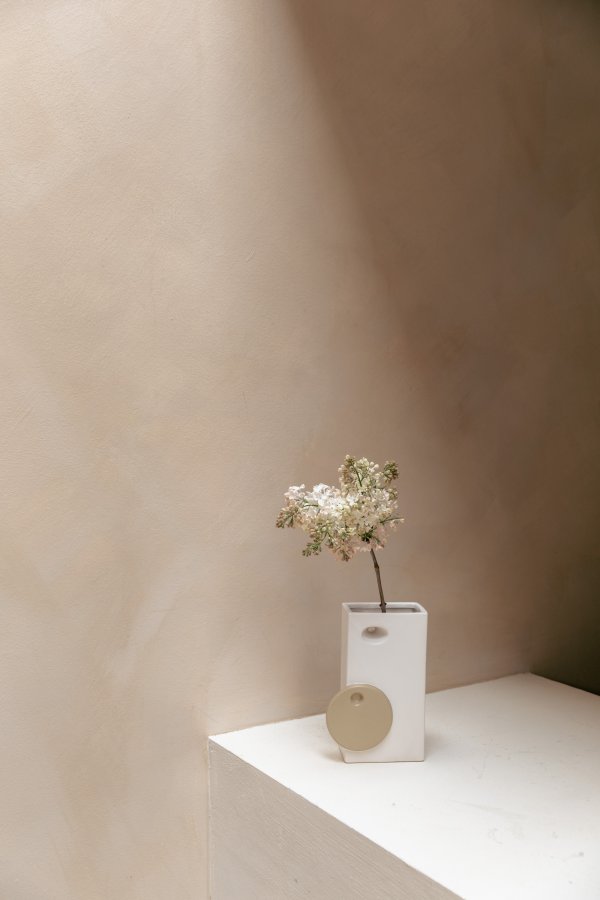 ZUIVER Bloomer vase - beige keramik