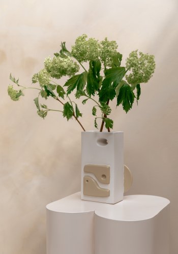 ZUIVER Bloomer vase - beige keramik