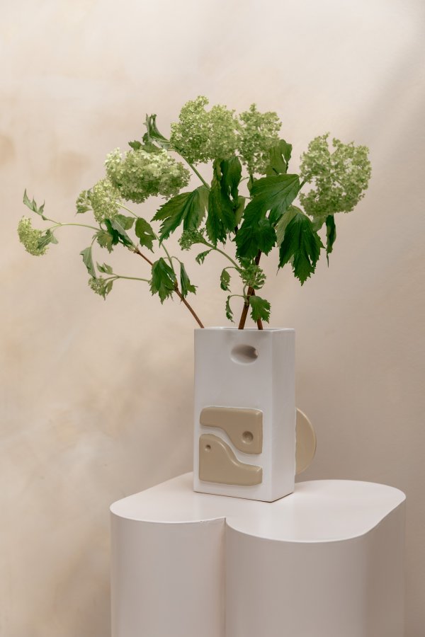ZUIVER Bloomer vase - beige keramik