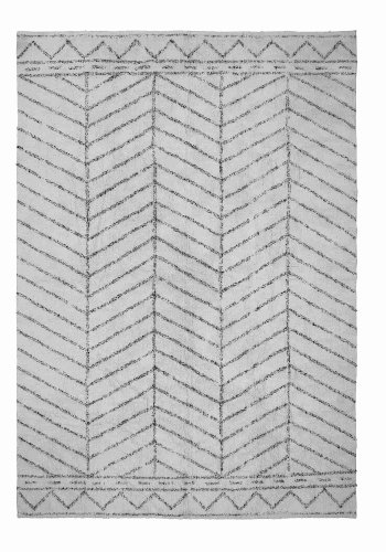 BLOOMINGVILLE gulvtppe - hvid bomuld, rektangulr (300x200)