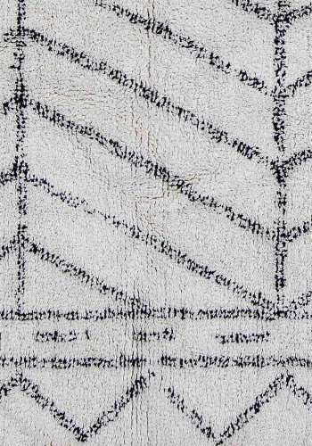 BLOOMINGVILLE gulvtppe - hvid bomuld, rektangulr (300x200)