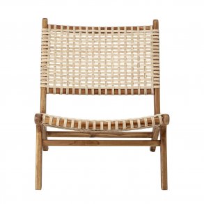 BLOOMINGVILLE Keila loungestol - natur rattan og teaktr 