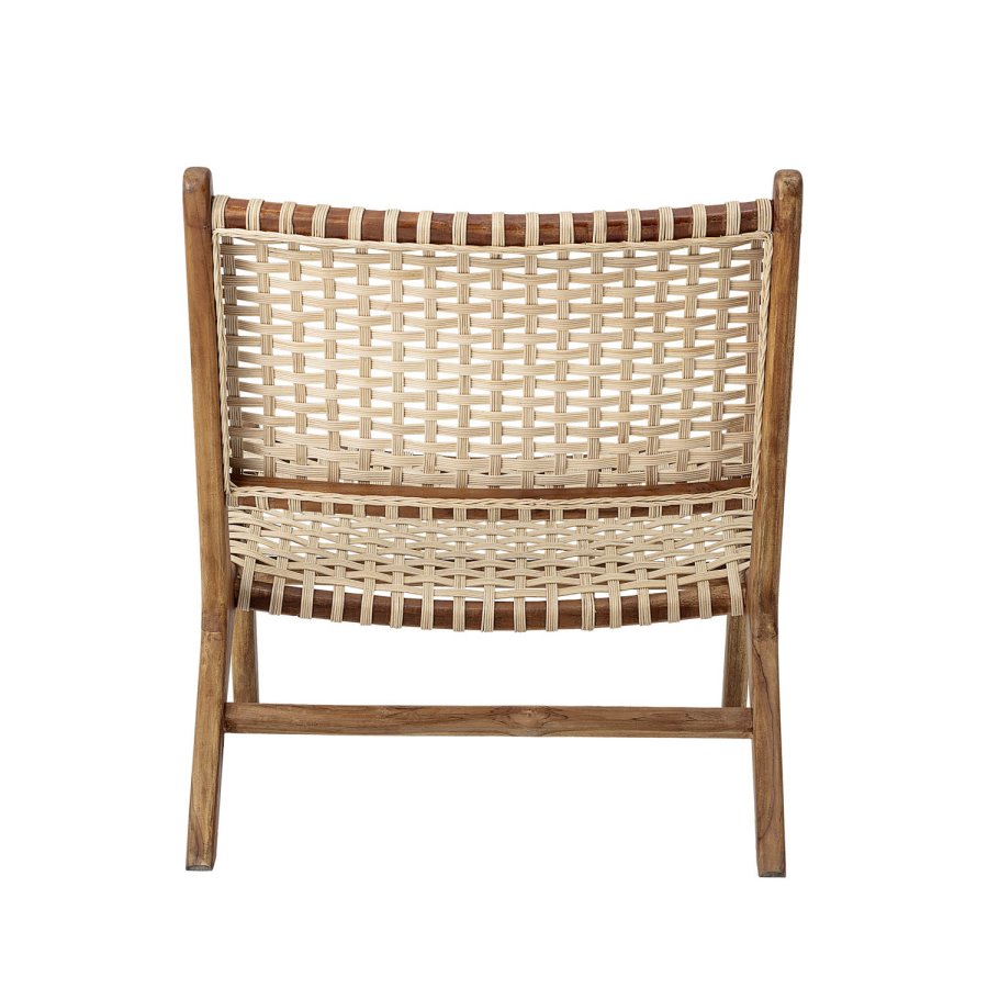 BLOOMINGVILLE Keila loungestol - natur rattan og teaktr 