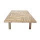 BLOOMINGVILLE rektangulr Sole spisebord - natur bambus (200x100)