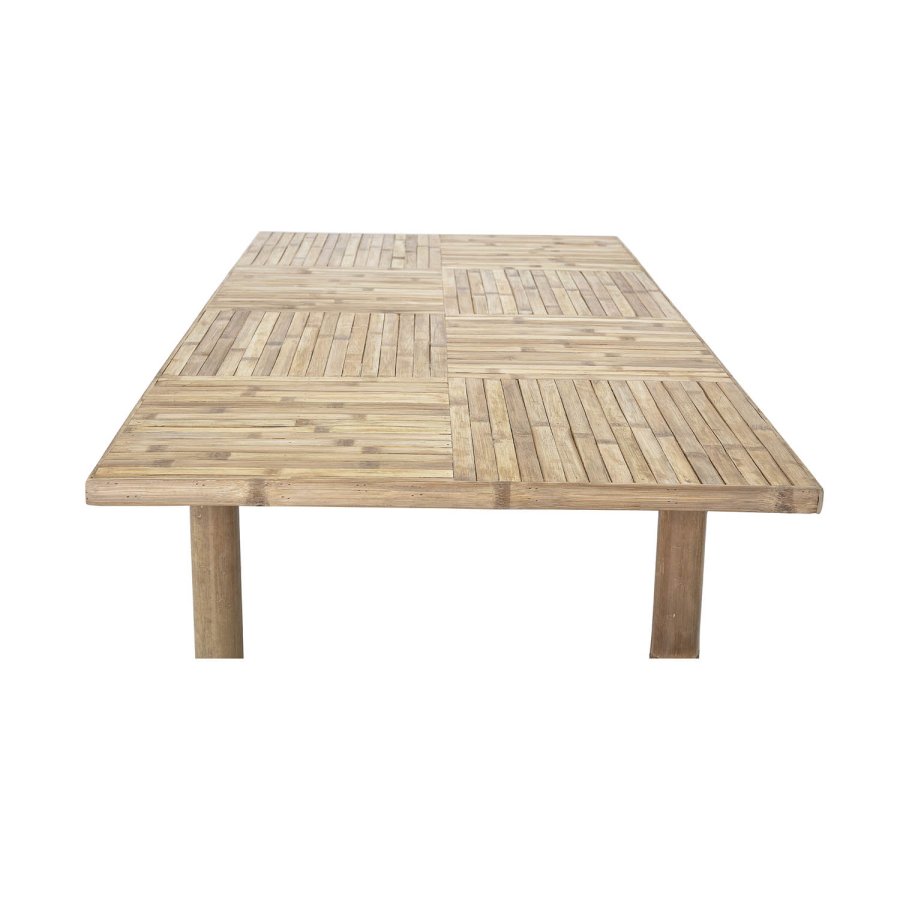 BLOOMINGVILLE rektangulr Sole spisebord - natur bambus (200x100)