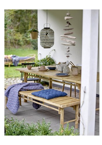 BLOOMINGVILLE rektangulr Sole spisebord - natur bambus (200x100)