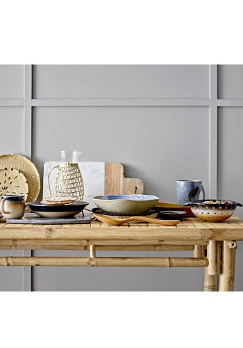 BLOOMINGVILLE rektangulr Sole spisebord - natur bambus (200x100)