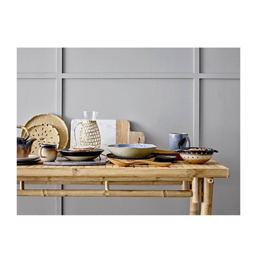 BLOOMINGVILLE rektangulr Sole spisebord - natur bambus (200x100)