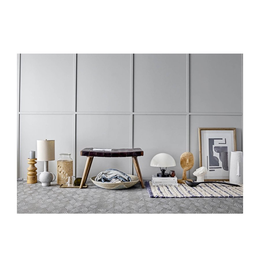 BLOOMINGVILLE dekorationsvase - hvid terrakotta 