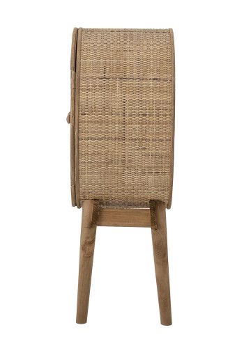BLOOMINGVILLE Otto skab m. 2 lger og 1 hylde - natur rattan, fyrretr og MDF
