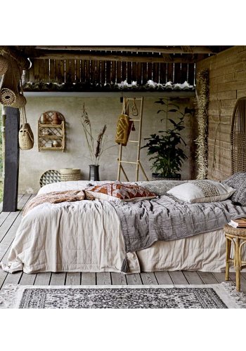 BLOOMINGVILLE Enzov gulvtppe - natur sgrs (245x150)