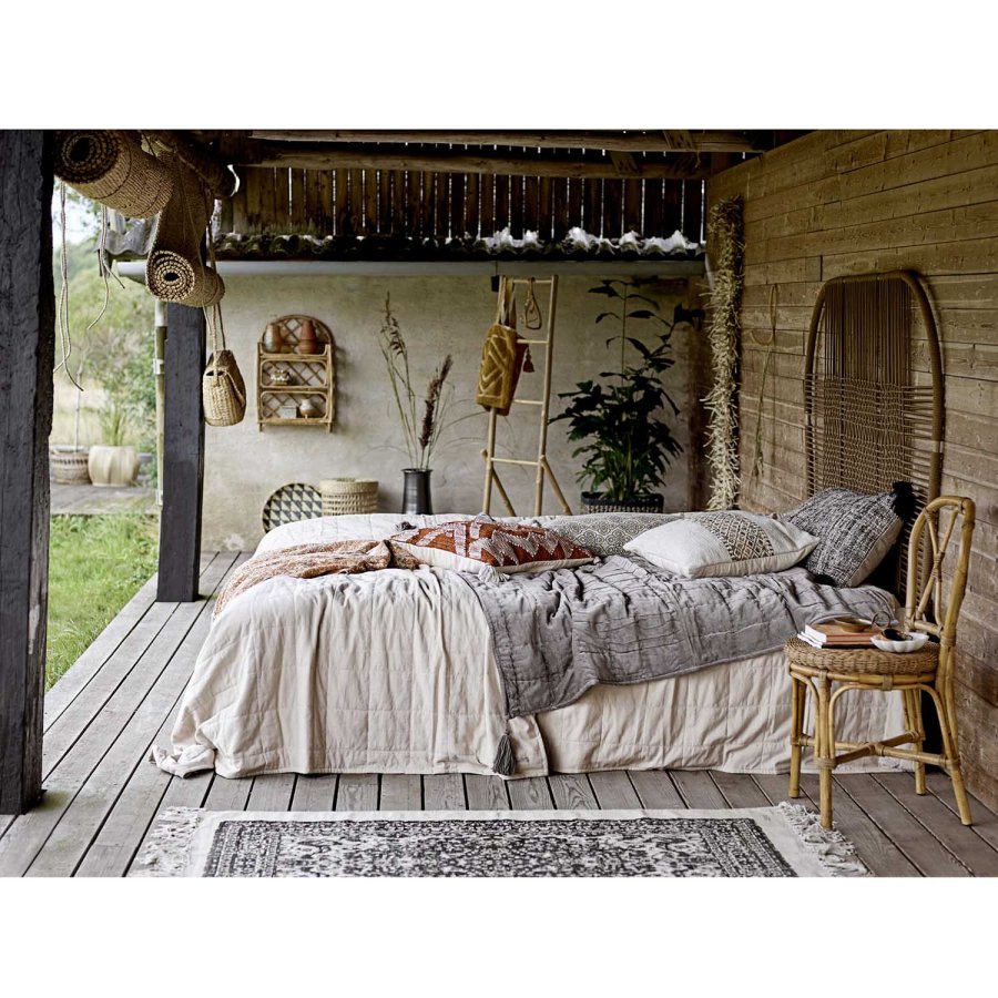 BLOOMINGVILLE Enzov gulvtppe - natur sgrs (245x150)