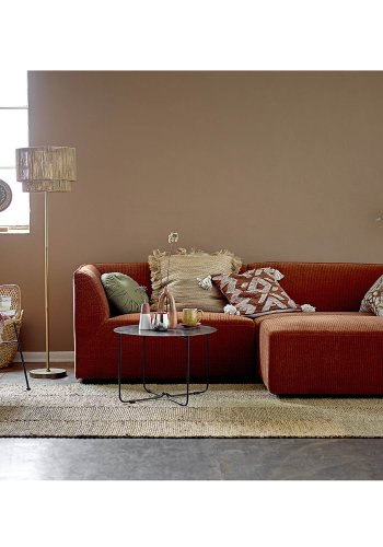 BLOOMINGVILLE Oudon loungestol, m. armln - natur rattan og jern