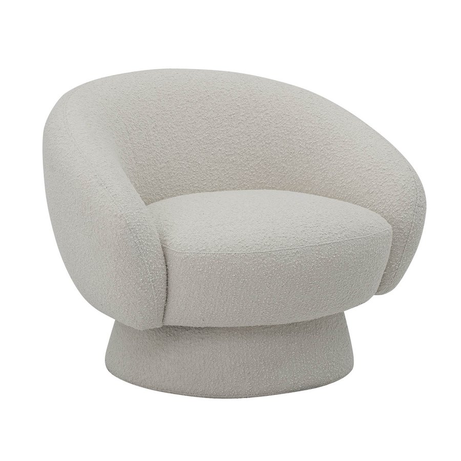 BLOOMINGVILLE Ted loungestol, m. armln - hvid polyester