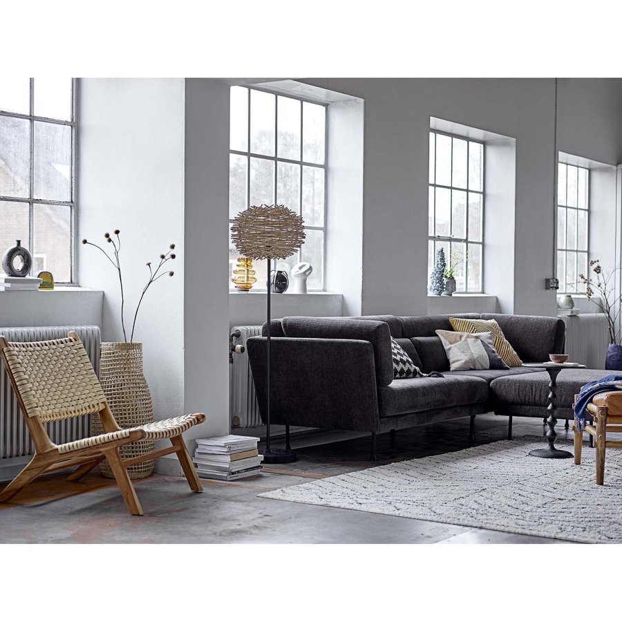 BLOOMINGVILLE Anka sidebord - sort aluminium