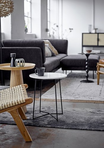 BLOOMINGVILLE Anka sidebord - sort aluminium