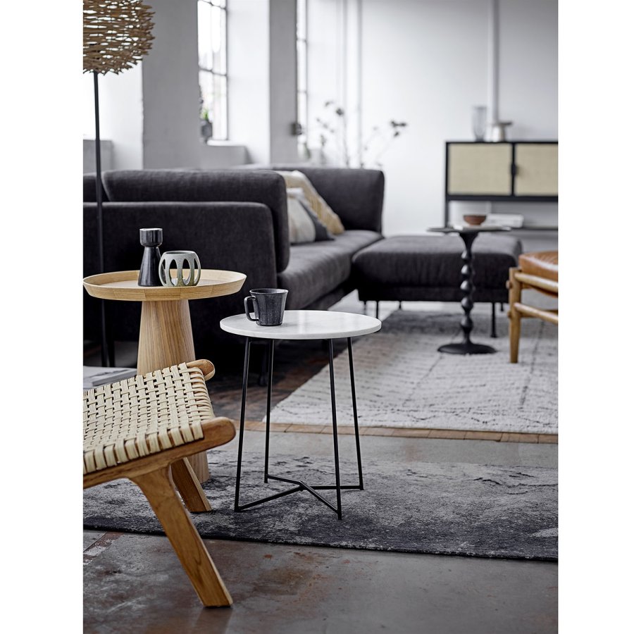 BLOOMINGVILLE Anka sidebord - sort aluminium