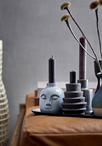 BLOOMINGVILLE Aysia taburet - natur lder og natur mangotr