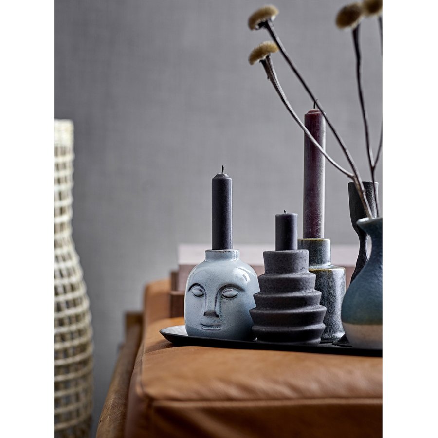 BLOOMINGVILLE Aysia taburet - natur lder og natur mangotr