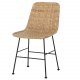 BLOOMINGVILLE Kitty spisebordsstol - natur rattan og jern
