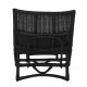 BLOOMINGVILLE Baz loungestol, foldbar - sort rattan