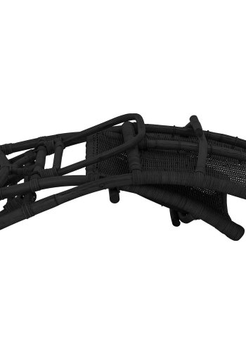 BLOOMINGVILLE Baz loungestol, foldbar - sort rattan