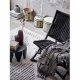 BLOOMINGVILLE Baz loungestol, foldbar - sort rattan