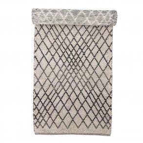 BLOOMINGVILLE Kaya gulvtppe - gr uld (250x80)