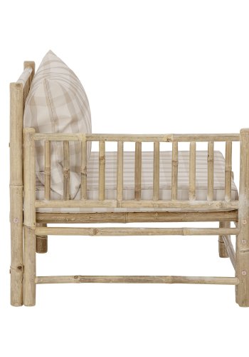 BLOOMINGVILLE Korfu udendrs modul sofa, venstre hjrne - polyester og natur bambus