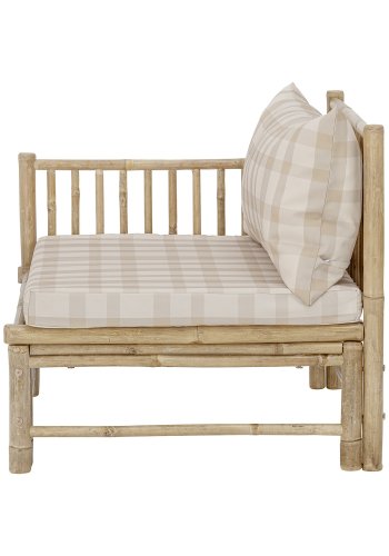 BLOOMINGVILLE Korfu udendrs modul sofa, venstre hjrne - polyester og natur bambus