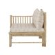 BLOOMINGVILLE Korfu udendrs modul sofa, venstre hjrne - polyester og natur bambus
