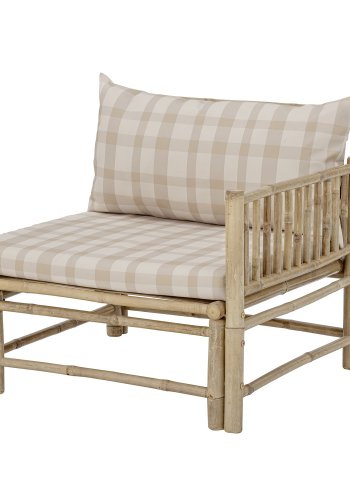BLOOMINGVILLE Korfu udendrs modul sofa, hjre hjrne - polyester og natur bambus