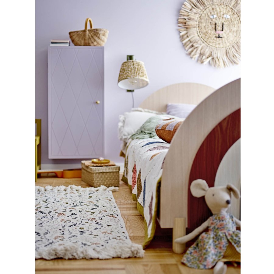 BLOOMINGVILLE MINI Nell vgskab, m. 1 lge og 2 hylder - lilla MDF