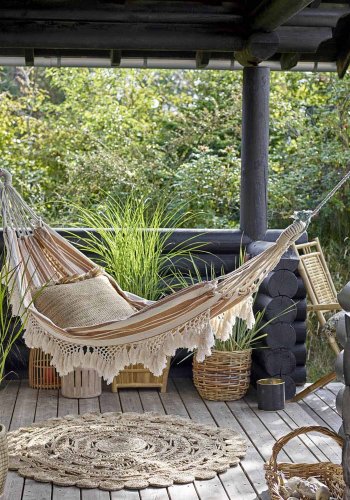 BLOOMINGVILLE Sole urtepotteskjuler, kvadratisk - natur bambus (st af 2)