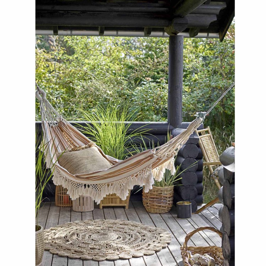 BLOOMINGVILLE Sole urtepotteskjuler, kvadratisk - natur bambus (st af 2)